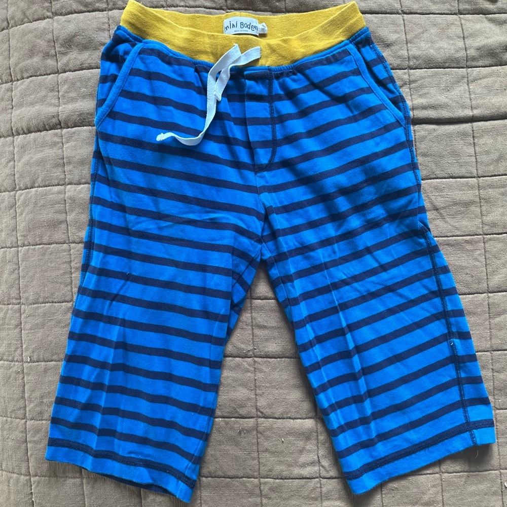 Mini Boden Striped Shorts Size 12